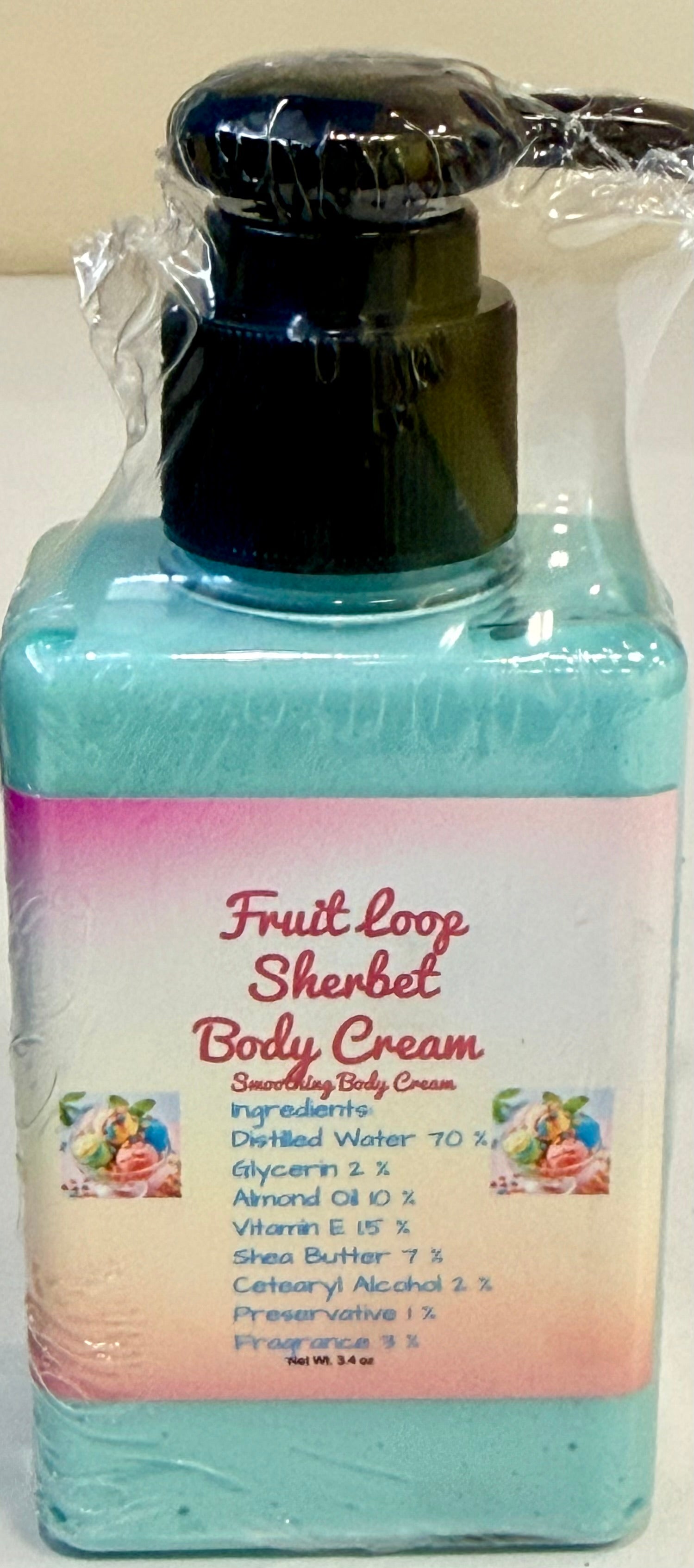 Fruit Loop Sherbet Body Cream 3.4oz
